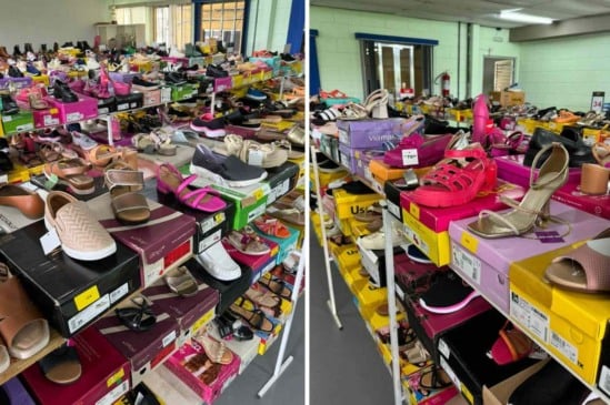 Calçados femininos em promoção no Saldão Latraviata, com descontos de até 50%, em Jundiaí. Variedade de modelos e marcas renomadas.