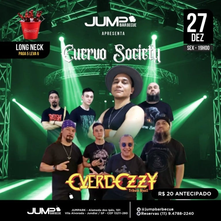 Programação do Jumpbarbecue no final de semana