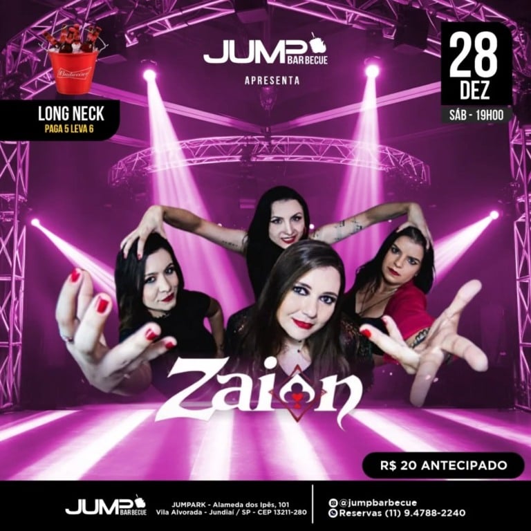 Programação do Jumpbarbecue no final de semana