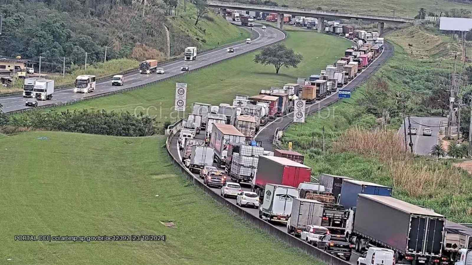 Trânsito da Bandeirantes
