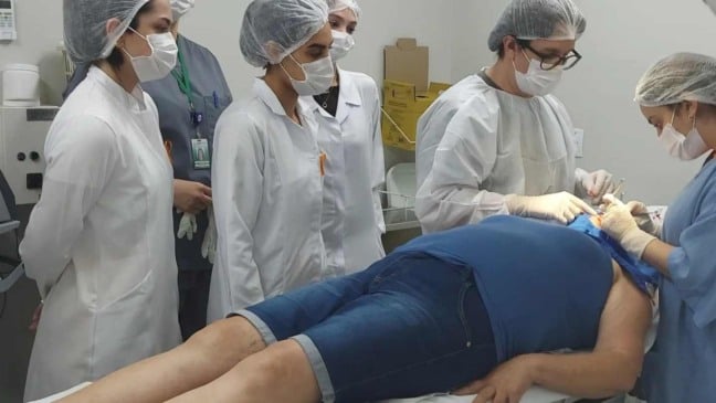 Atendimento de suspeita de câncer de pele.