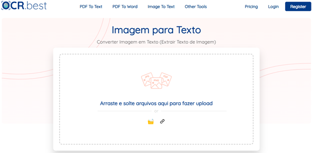 ferramentas de conversão de imagem para texto