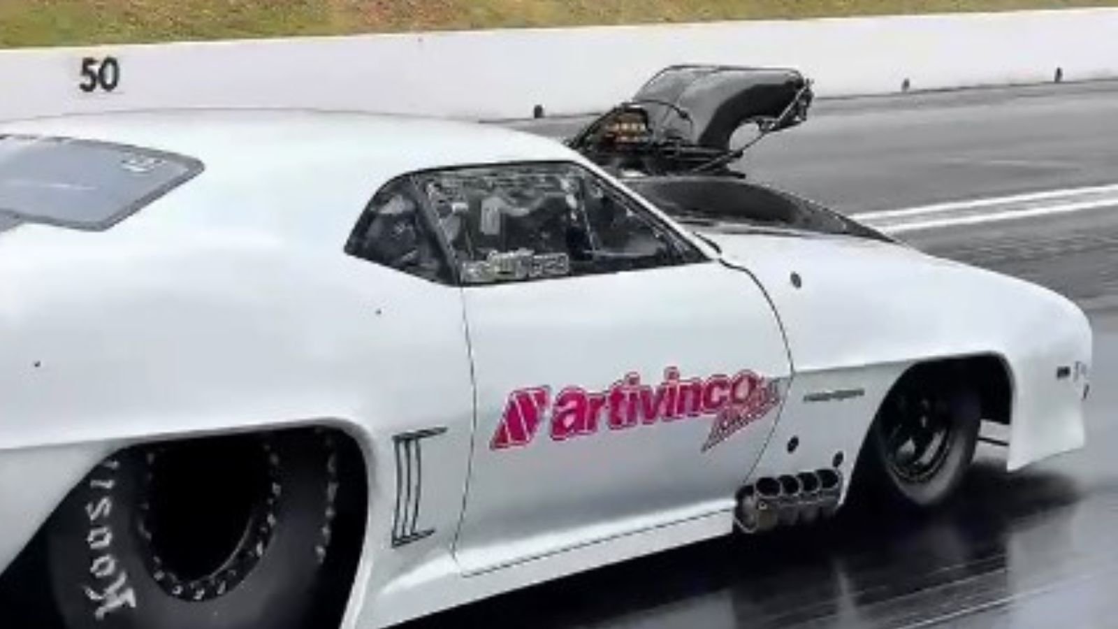 Carro ProMod da Artivinco na final SpidCup 2025 preparado para arrancada na SPID.