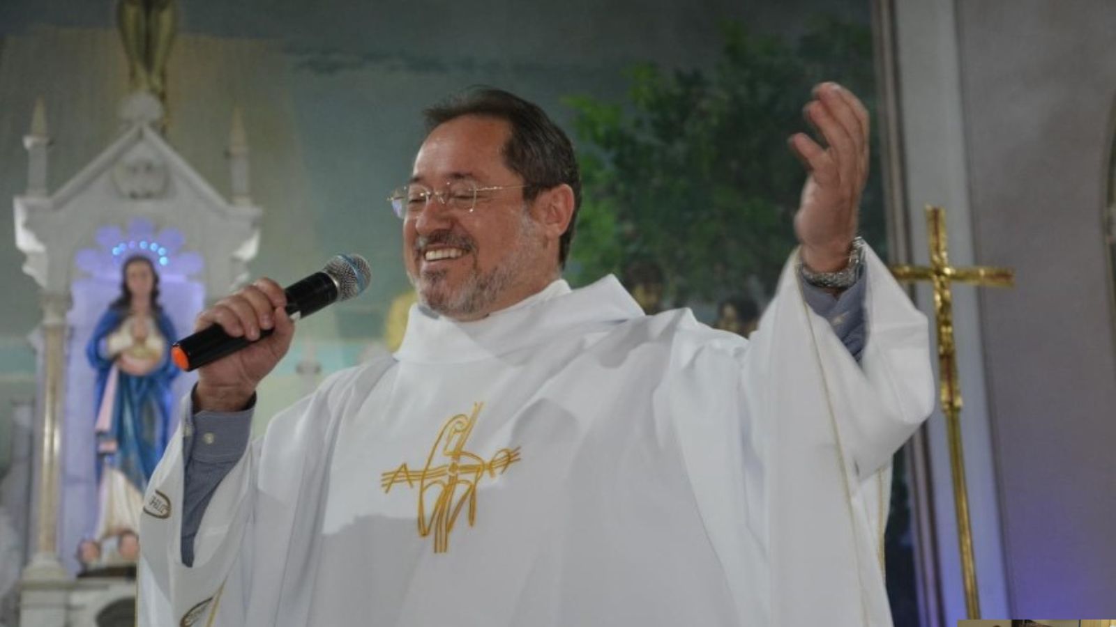 Padre Jair, do Colégio Divino Salvador de Jundiaí