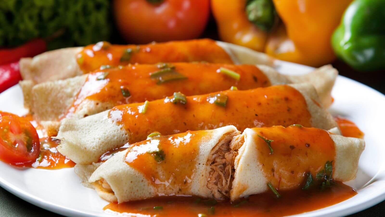 Receita de panqueca de frango