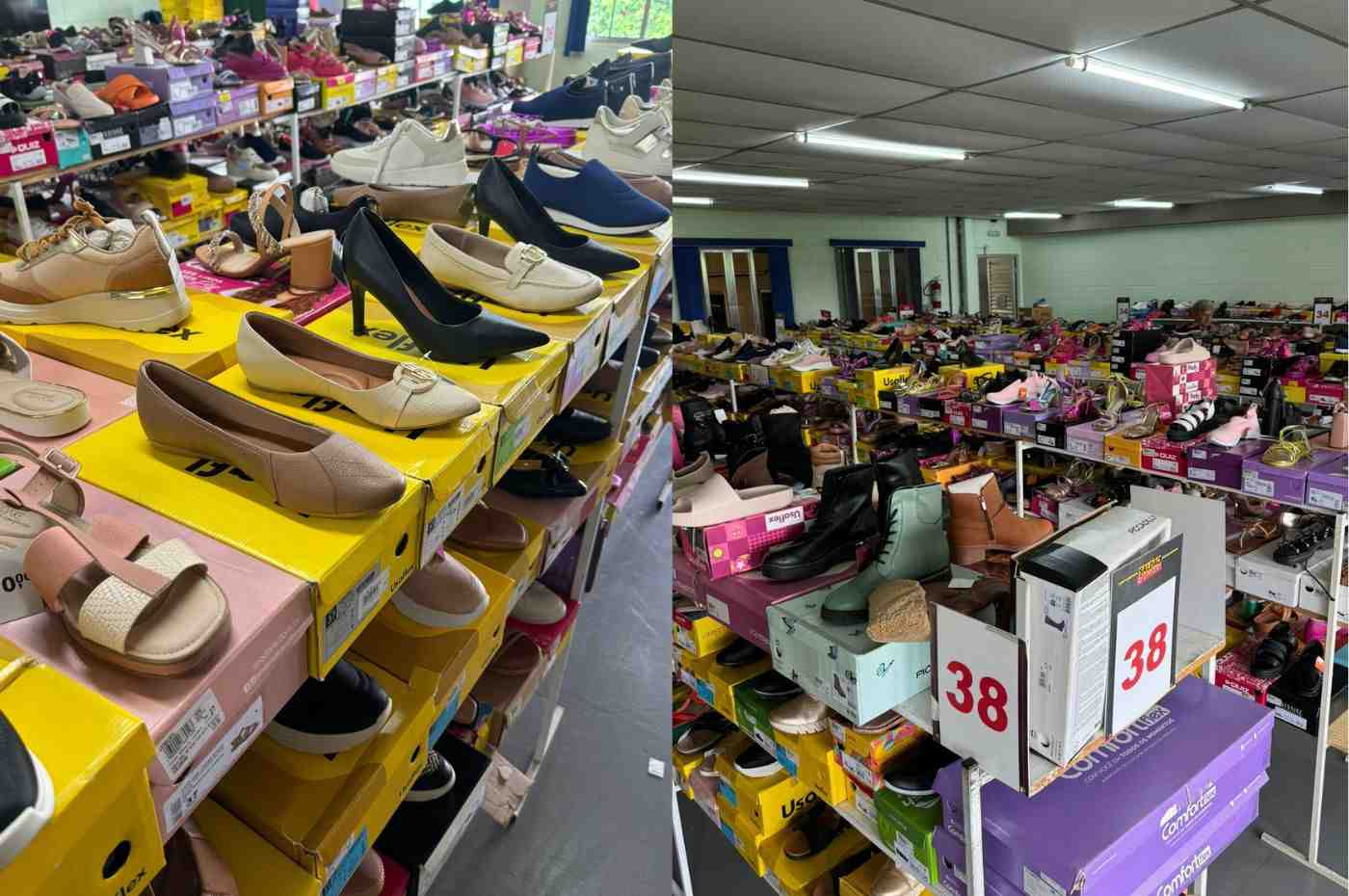 Calçados femininos em promoção no Saldão Latraviata, com descontos de até 50%, em Jundiaí. Variedade de modelos e marcas renomadas.