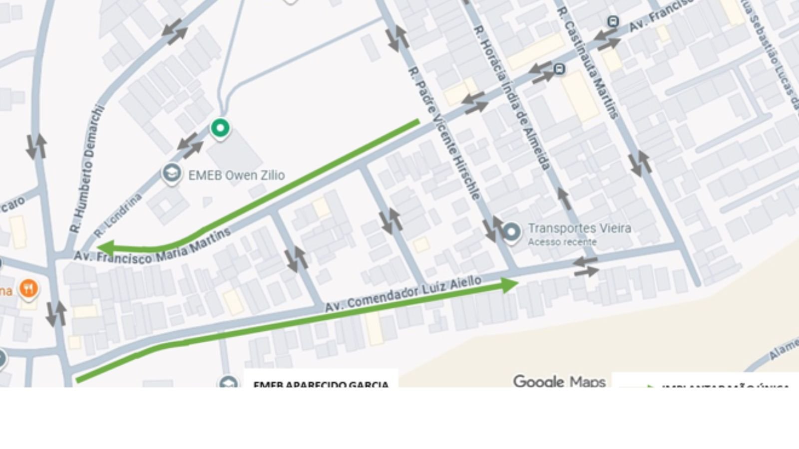 Jundiaí altera trânsito na Vila Maringá