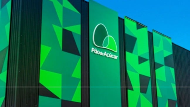 Fachada da loja Pão de Açúcar com identidade visual verde, representando vagas de emprego Pão de Açúcar em Jundiaí