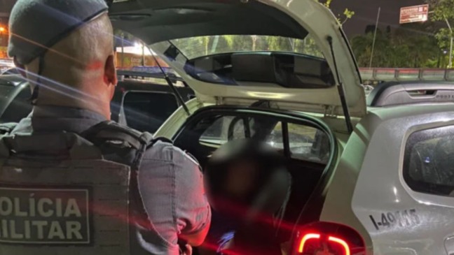 Polícia Militar em ação.