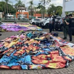 Balão cai no Mundo das Crianças em Jundiaí