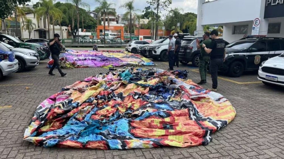 Balão cai no Mundo das Crianças em Jundiaí