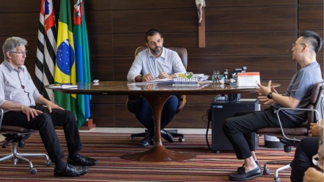 Humberto Cereser, Gustavo Martinelli e Alex Ye