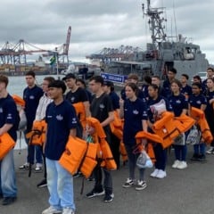 Alunos na Marinha