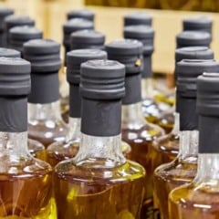 Garrafas de azeite