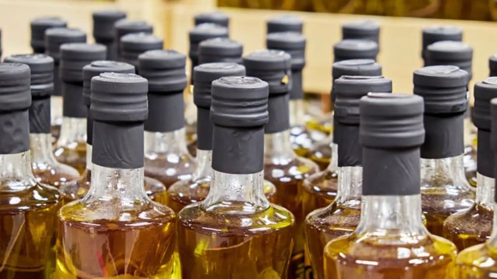 Garrafas de azeite Garrafas de azeite