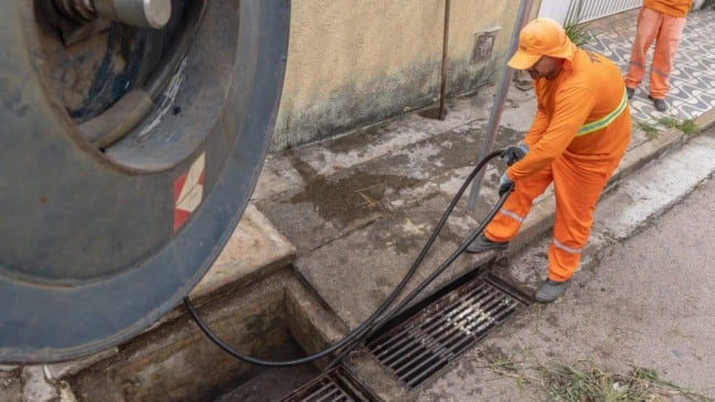 Limpeza boca de lobo