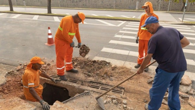 Limpeza boca de lobo