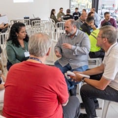 Reunião com motociclistas