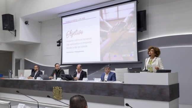 Audiência pública na Câmara Municipal