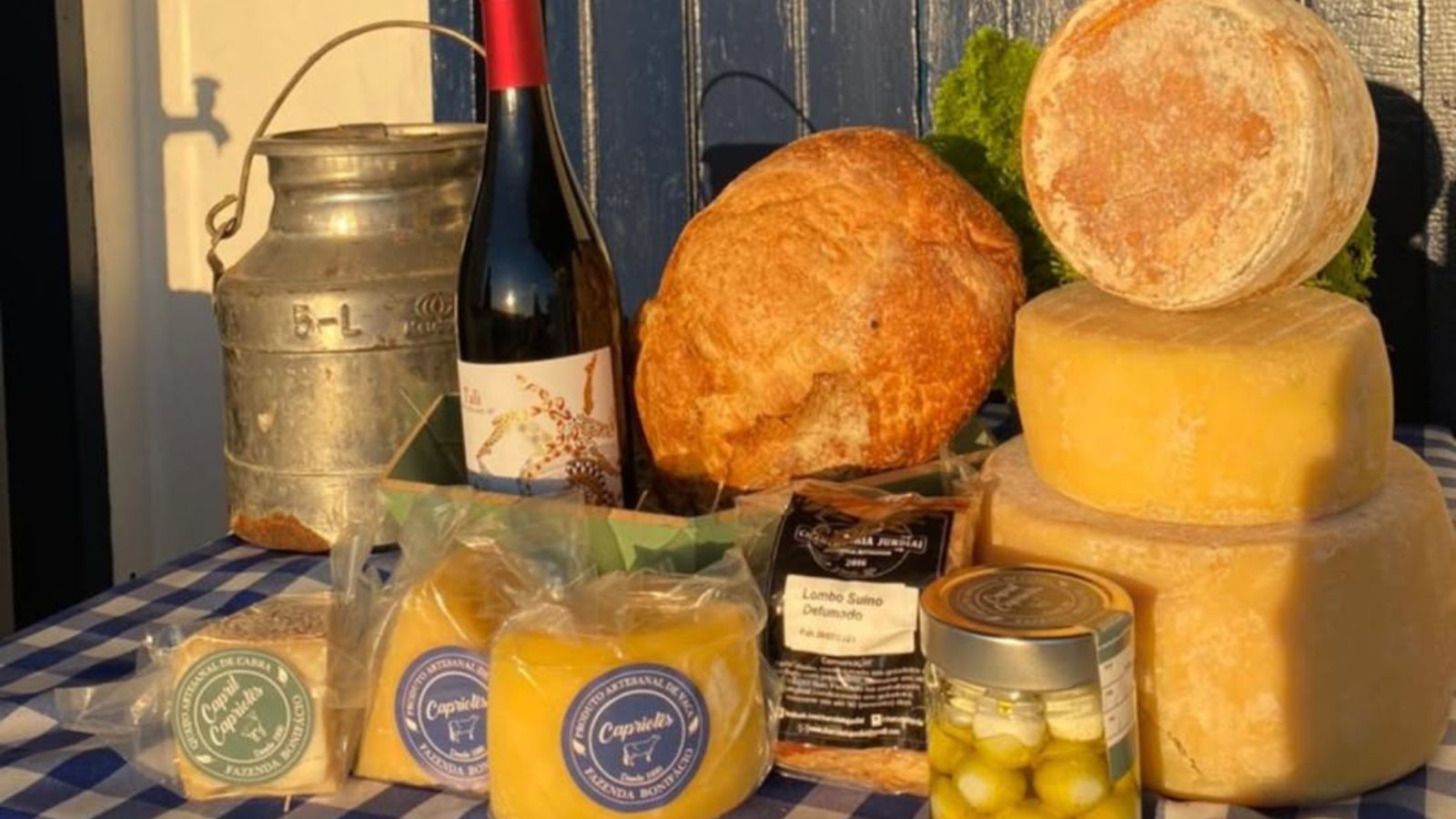 queijos da queijaria Capril Capriolês