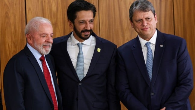 Lula, Tarcísio e Nunes