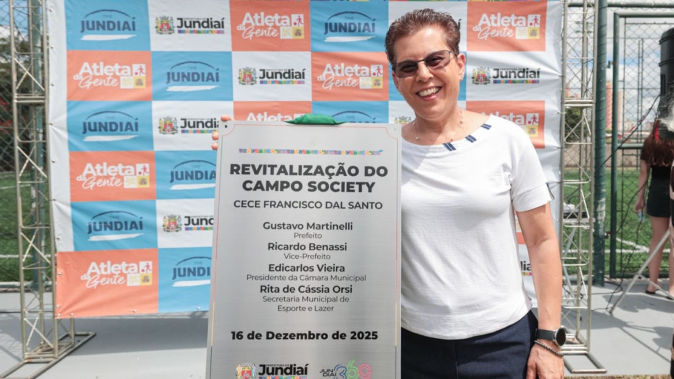 Jundiaí conclui obras no único campo society público da cidade