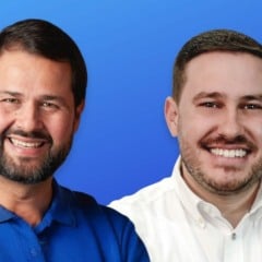 Luiz Fernando Machado e Jo&atilde;o Paulo