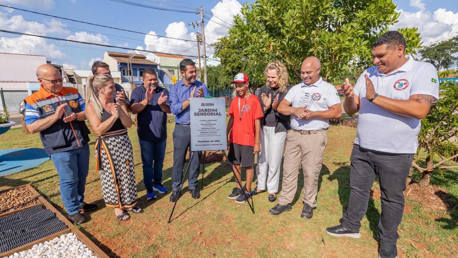 Jardim Sensorial inaugurado em Jundiaí