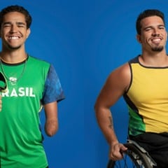 Wellington e Cristian, atletas paral&iacute;mpicos de Jundia&iacute;