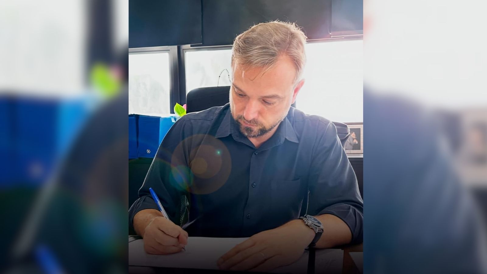 Prefeito Rogério Cavalin anuncia veto em vídeo