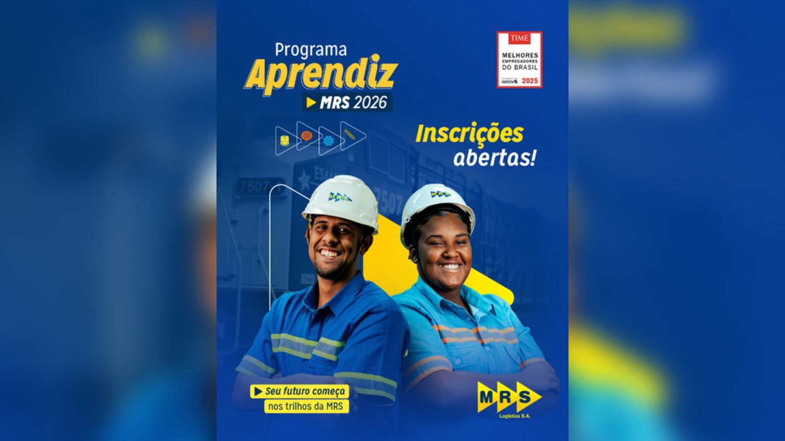 Imagem ilustrativa do Programa Aprendiz da MRS Logística