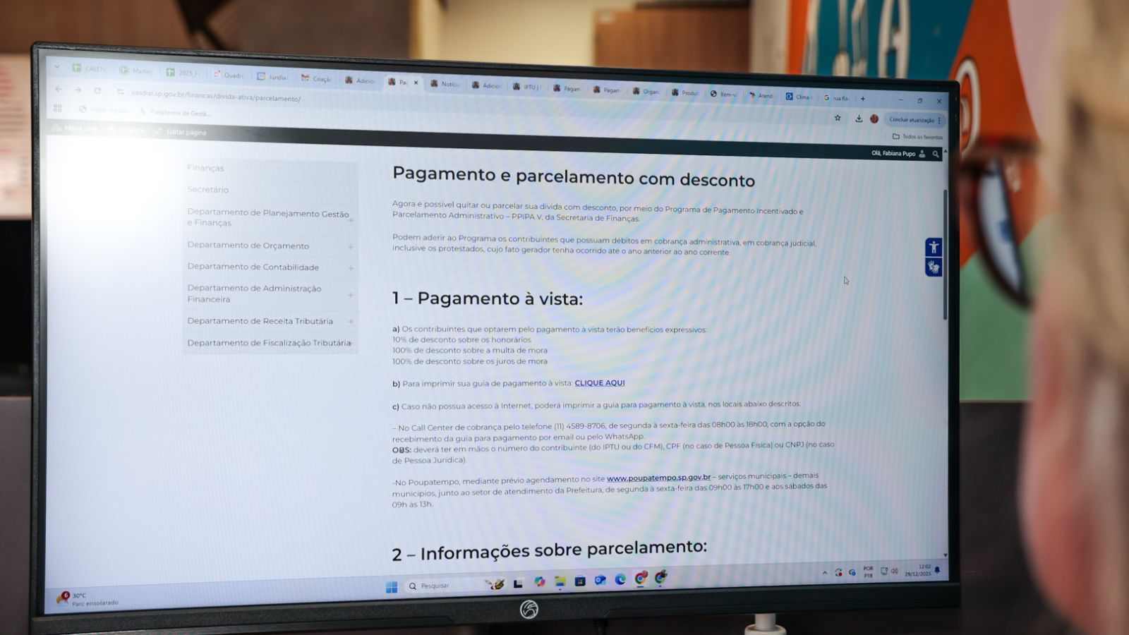 Pagamento de impostos em Jundiaí