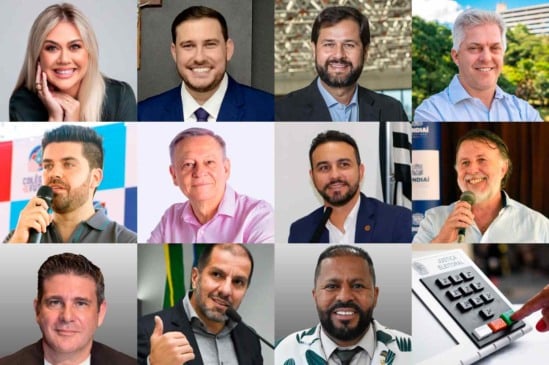 Montagem com lideranças políticas da Região Metropolitana de Jundiaí citadas como possíveis pré-candidatos nas eleições de 2026.