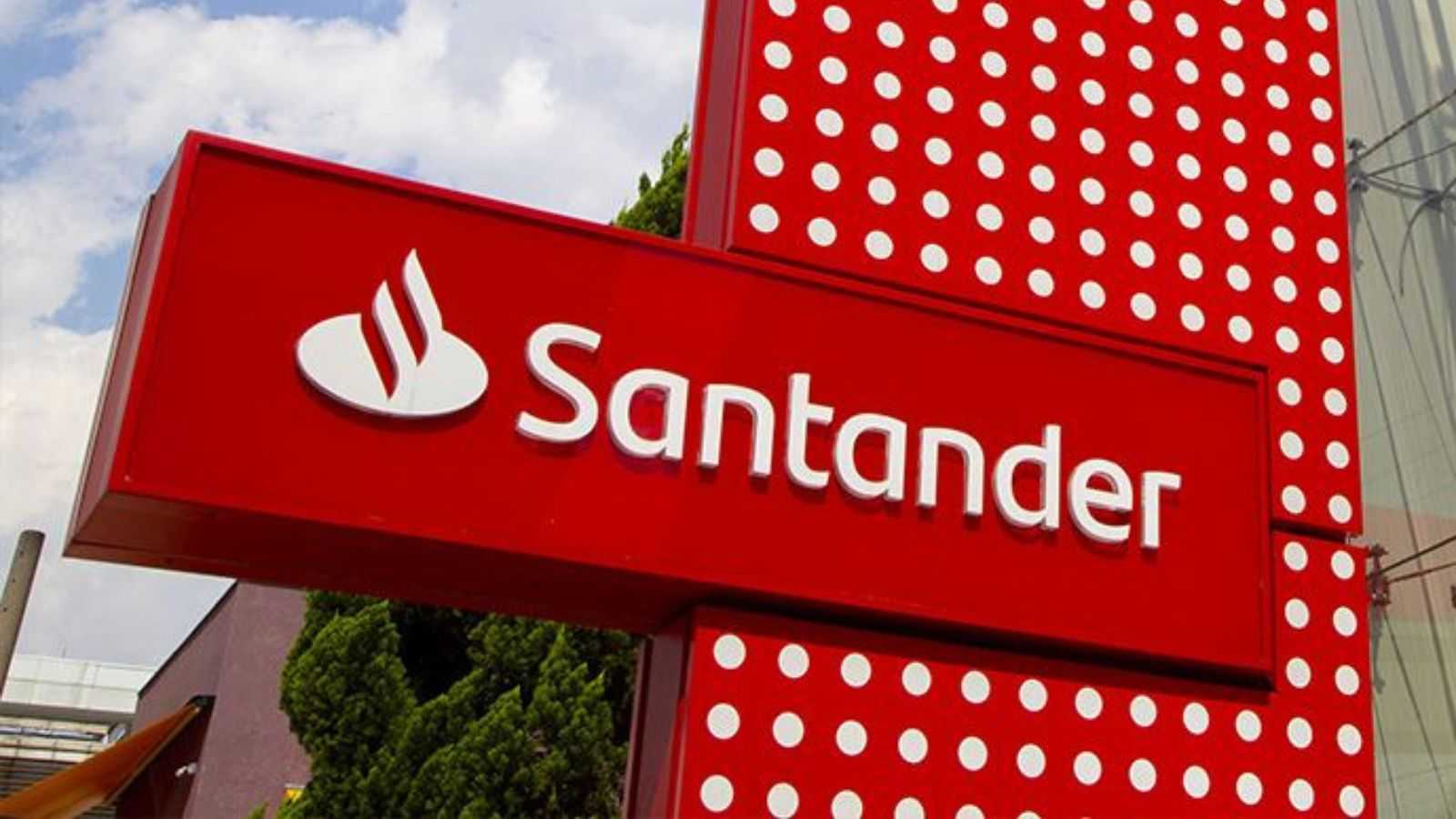 Fachada do Banco Santander