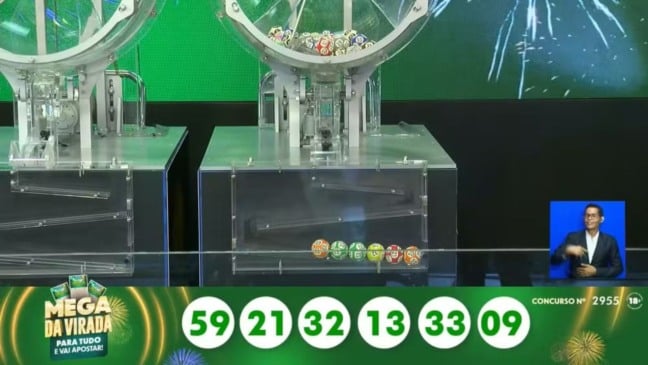 Sorteio da mega da virada 2025