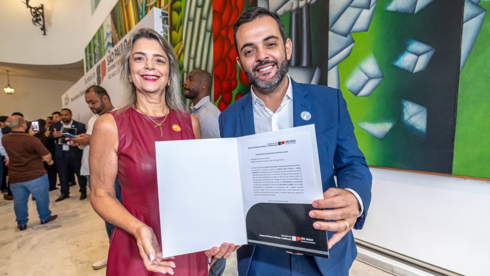 Cerimônia de anúncio do investimento em Jundiaí