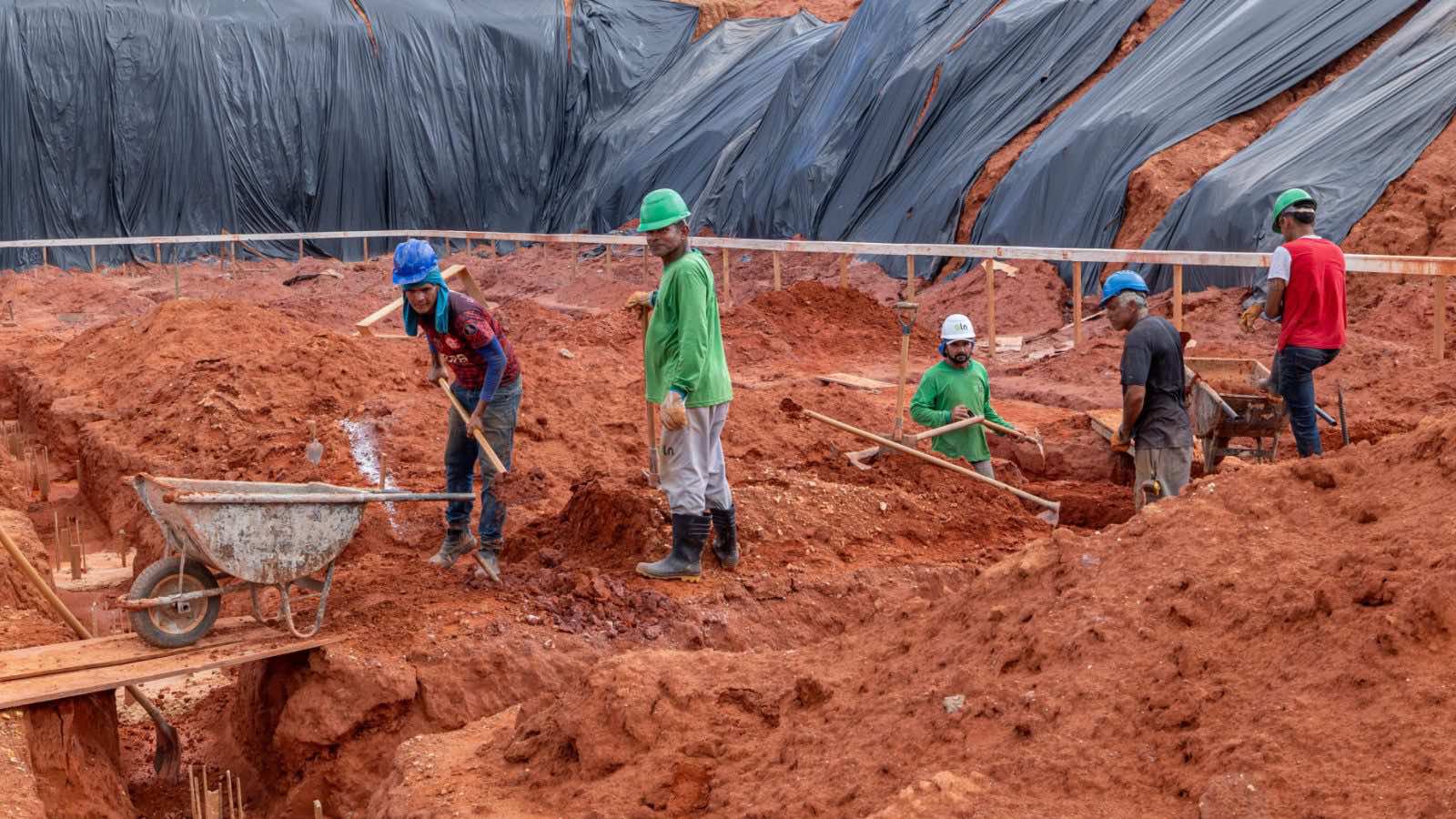 Construção da nova EMEB Helena Galimberti em Jundiaí
