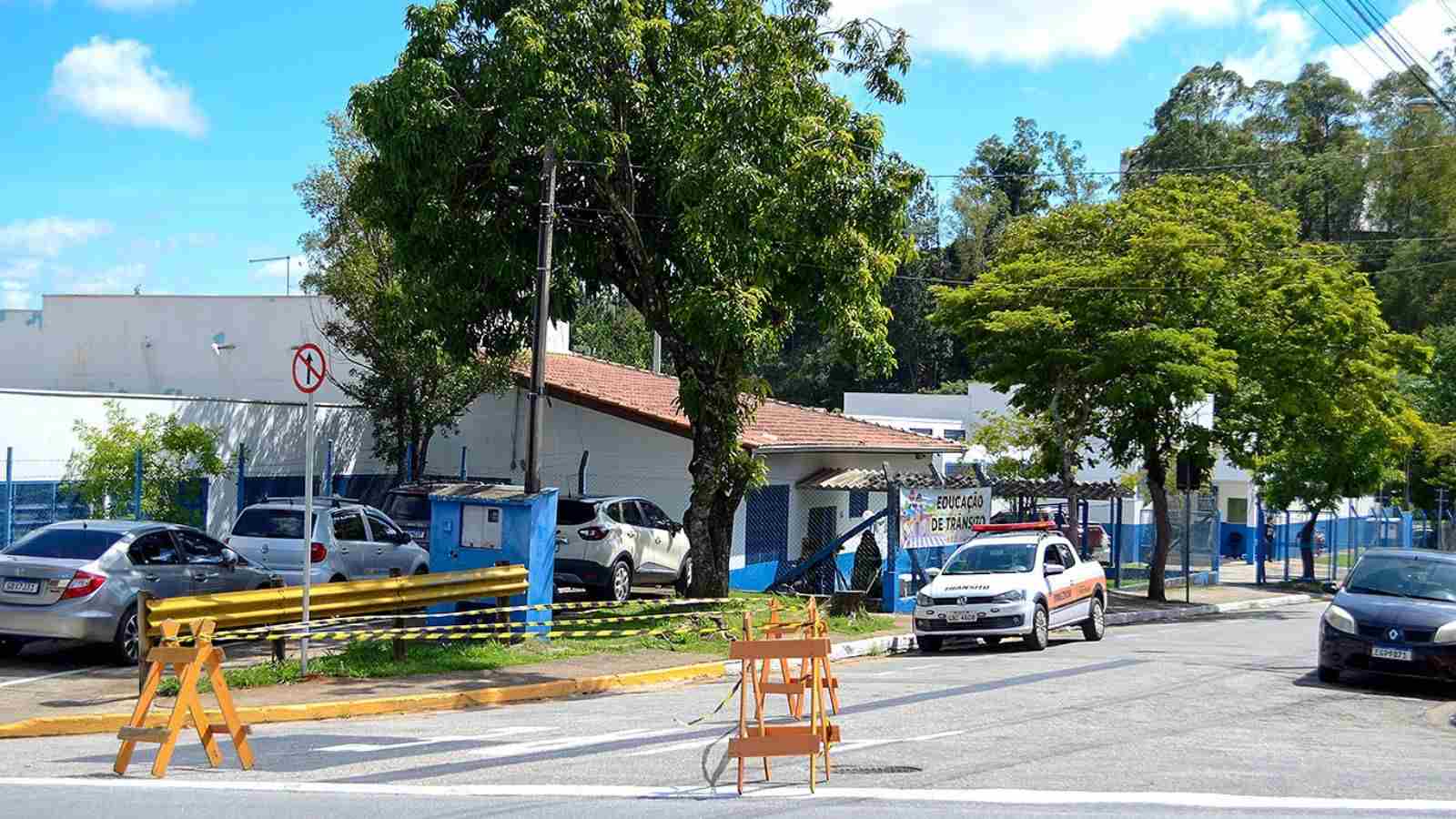 Ação de educação no trânsito em Várzea Paulista